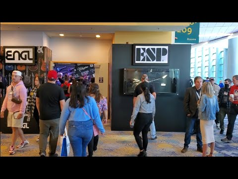 ESP NAMM Booth 2022 Walk-through