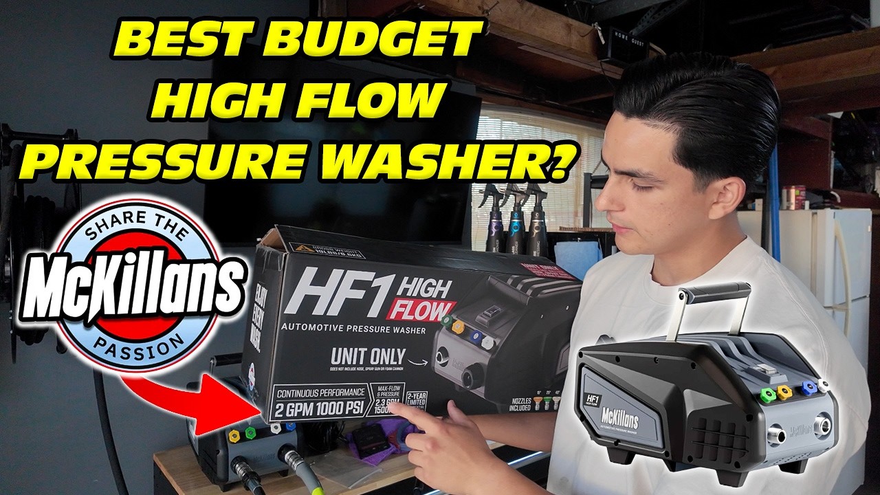 Mckillans HF1 Pressure Washer! 2GPM & 1000 PSI!