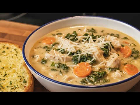 How to Make Creamy Chicken and Rice Soup Easy | The Best One Pot Comfort Meal