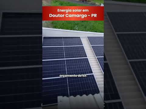 Energia Solar em Doutor Camargo - PR