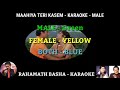 Mahiya Teri Kasem KARAOKE ONLY FOR MALE || Lata mangeshkar & Pankaj udhas ||