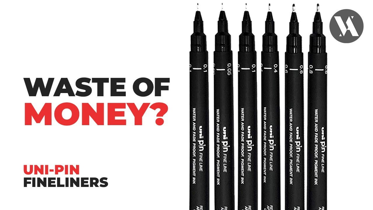 Why YOU SHOULD NEVER BUY Uni-Pin Fineliners. Waste Of Money? Honest Review and Unboxing!