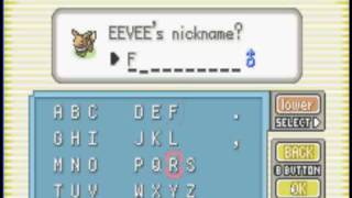 How to get an Eevee in Fire Red