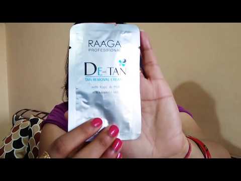 Raaga professional de-tan tan removal cream review and demo