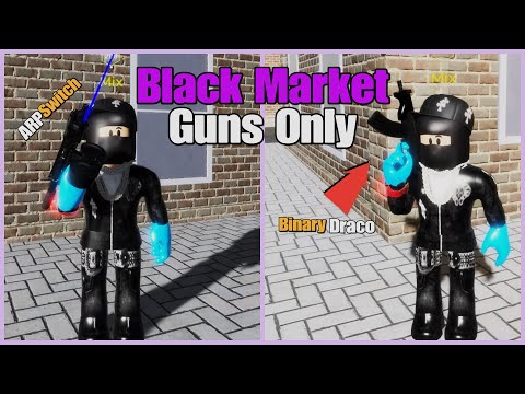 I used only BLACK MARKET GUNS until I DIE in STREET LIFE REMASTERED (Roblox)