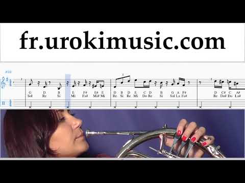 Comment Jouer du Cor D'harmonie Super Mario Bros - Theme Tab Tablature um-a829
