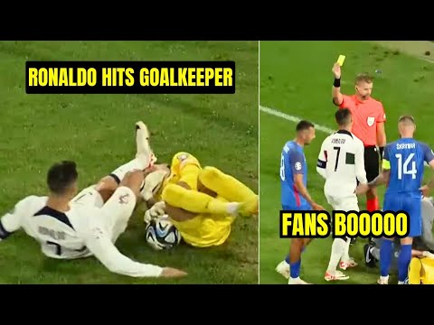 Ronaldo's Horrible Tackle on Slovakia Goalkeeper Martin Dubravka | Portugal vs Slovakia | Bruno Goal