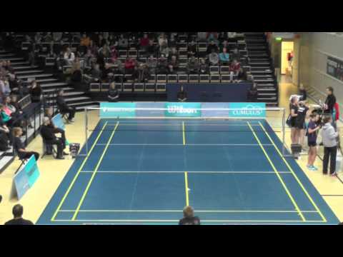 Sulkapallon SM-kisat 2014: Naisten nelinpelin loppuottelu 1/3