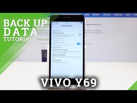 How to Enable Google Backup data in VIVO Y69 – Backup Data