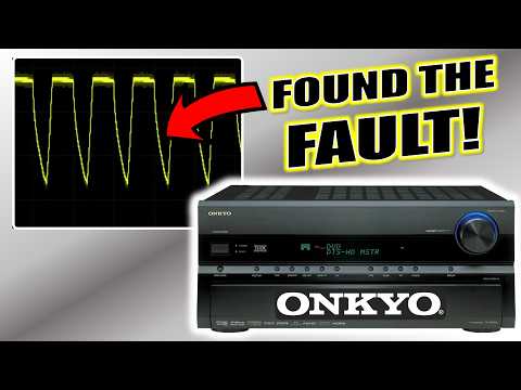 Deep inside this ONKYO's guts, I found the faulty component!