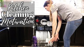NEW DIRTY KITCHEN CLEANING MOTIVATION // CLEANING MOM