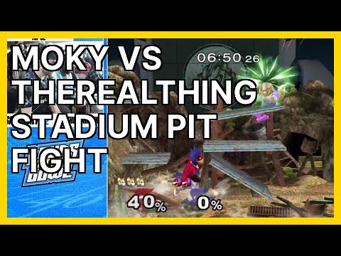 Moky vs TheRealThing Stadium pit fight (mang0... | Smash Melee Highlights