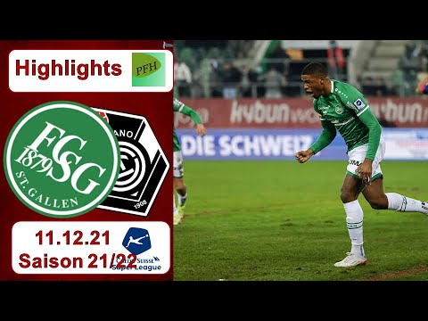Highlights: FC St.Gallen vs FC Lugano (11.12.21)
