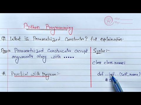 Learn Parameterized Constructor in Python | Learn Coding - Mind Luster