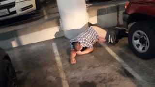 Guy Shits on Himself In Downtwon Long Beach