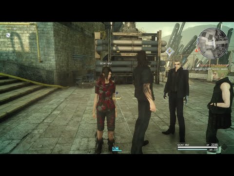 FINAL FANTASY XV Comrades DLC - Gladio Prompto & Ignis Boss Fight