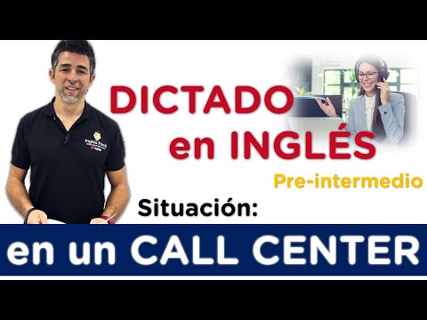 🔴 Listening practice: Pre-Intermediate English dictation with call center conversation