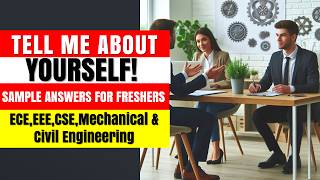Tell Me About Yourself' for B.Tech Freshers | Sample Answers for ECE, EEE, CSE, Mechanical -Hindi