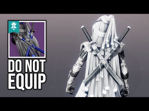 DO NOT EQUIP THE NEW SAMURAI ARMOR! - Destiny 2 Edge of Fate