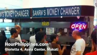 Sanrys Money Changer Glorietta 4 Ayala Center Makati Philippines by HourPhilippinescom