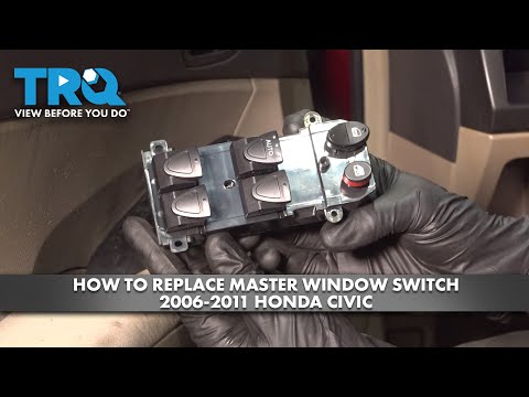 How to Replace Master Window Switch 2006-2011 Honda Civic