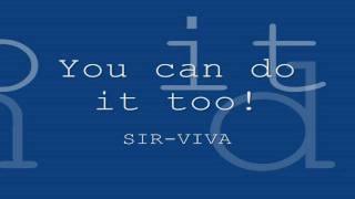 SIR-VIVA -You can do it too! ( FREE MUSIC DOWNLOAD )