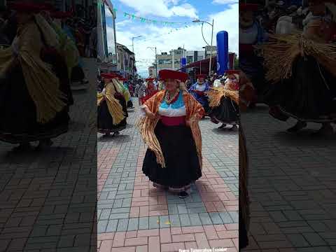Desfile folklórico Quero Tungurahua Ecuador #arte #cultura #tradicion
