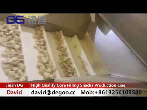 Core Filling Pillow Snacks Corn Flakes Breakfast Cereals Making Machine Working Video Show