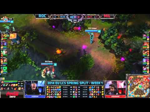 [EU LCS 2014] W1D2 - ROC vs MIL