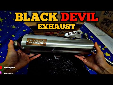 UNBOXING KNALPOT BLACK DEVIL STR V3 ‼️ #blackdevil