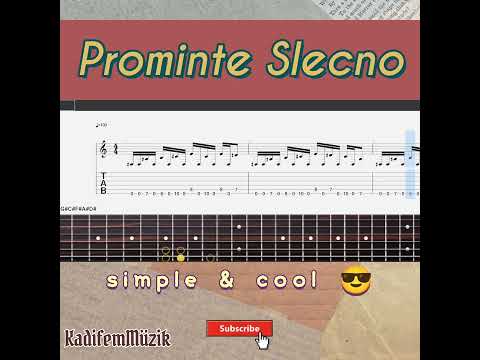 Best part of Arakain-Prominte Slecno Easy Electric Guitar Tabs