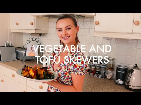 VEGETABLE & TOFU SKEWERS 1/3 End of Summer Recipes