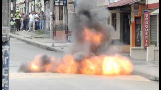 preview picture of video 'Detonación artefacto explosivo en Popayan'