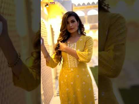 Tips &amp; Tops Satrangi Vol 3 Fancy Rayon Slub Wholesale Kurti With Pant Catalog – product video thumbnail