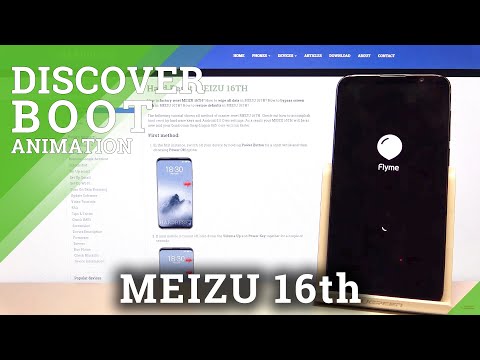 Discover Welcoming Animation on Meizu 16th – Find Out Boot Animation