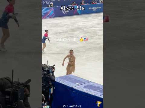 Alysa Liu, you are a world champion.❤️#worldfigure#figureskating #champion #reaction