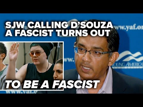 HOW THE TABLES TURN: SJW calling D’Souza a fascist turns out to be a fascist