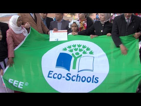رفع اللواء الأخضر للبيئة بأربع مؤسسات تعليمية بجهة كلميم واد نون