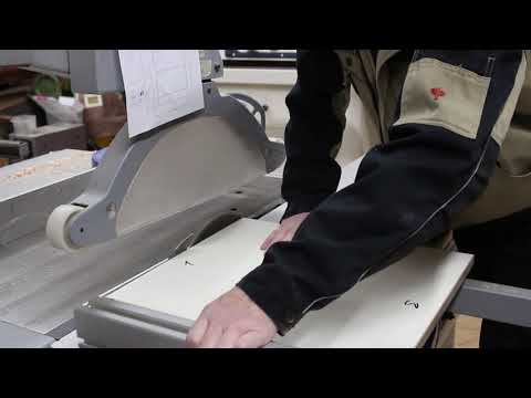 Kreissäge Quer Anschlag rechter Winkel einstellen, Unterweisung