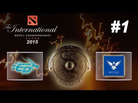 Wings vs Energy Pacemaker game 1 - Dota 2 The International 2015