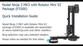 Nodal Ninja 3 MK3 with Rotator Mini V2 Package Installation Video
