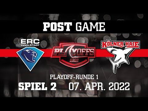 Postgame-Interview ERC Ingolstadt - Kölner Haie (2:3 N.V.) // 07.04.2022