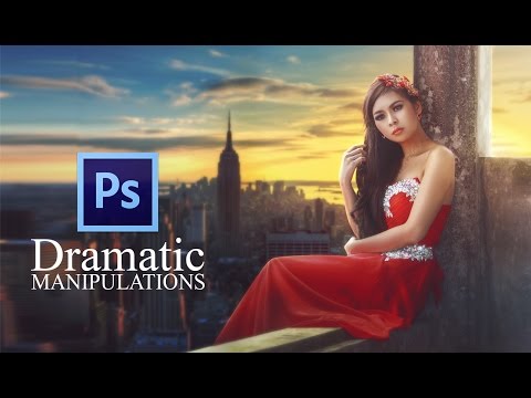Neon Glow Effect Portrait Photoshop Tutorial