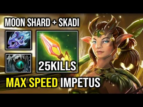 Brutal Late Game Enchantress Hyper Carry +100K Damage Dealt with Skadi Moon Shard Dota 2