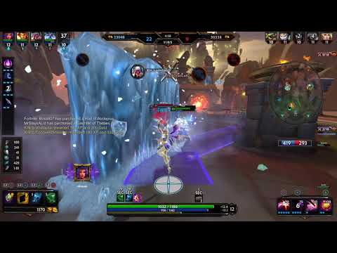 INSANE 42-0 SMITE ARENA GAMEPLAY | w/Discordia | Penta Kills First Game!!??