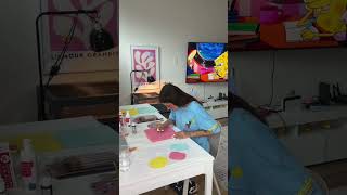 Painting Sponge Bob ? / Eva Miller TikTok #evamiller #tiktok #shorts #video #trending #ytshorts