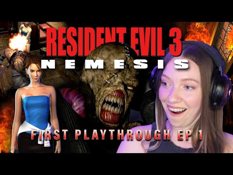 My first time playing the incredible OG: RESIDENT EVIL 3: NEMESIS!! [EP 1]