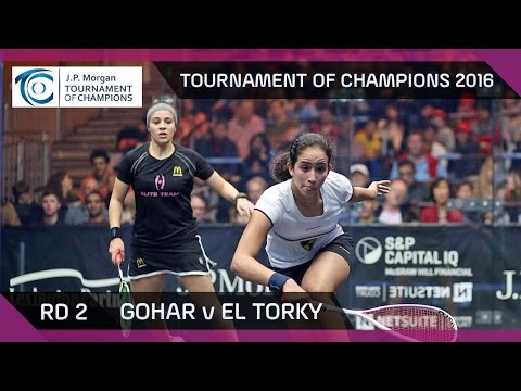 Squash: Tournament of Champions 2016 - Women's Rd 2 Highlights: Gohar v El Torky