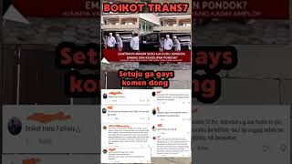 Download lagu Heboh! Tayangan Trans7 Dianggap Lecehkan Ulama, Netizen Geram! #shorts mp3