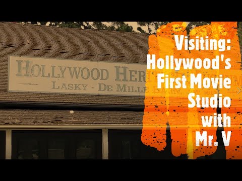 Hollywood's FIRST Soundstage? Hollywood Heritage Museum #visitingwithmrv #hollywood